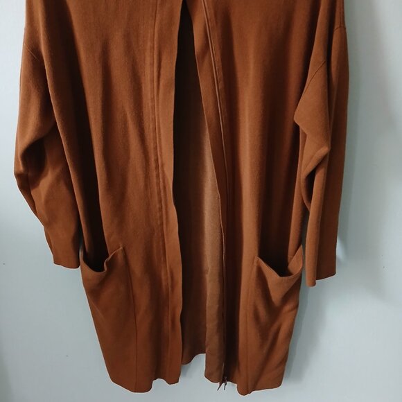 Lafayette 148 New York Women's Cardigan Button Long Sleeve Brown Size Small - Picture 3 of 11